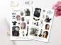 Preview: Girls Halloween Witch Sticker Set